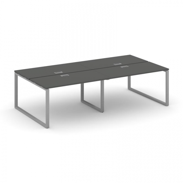 Style Project Рабочая станция 2-х сторон. SN-6O.DRS-042 Антрацит/Металл Серый 2360*1432*750