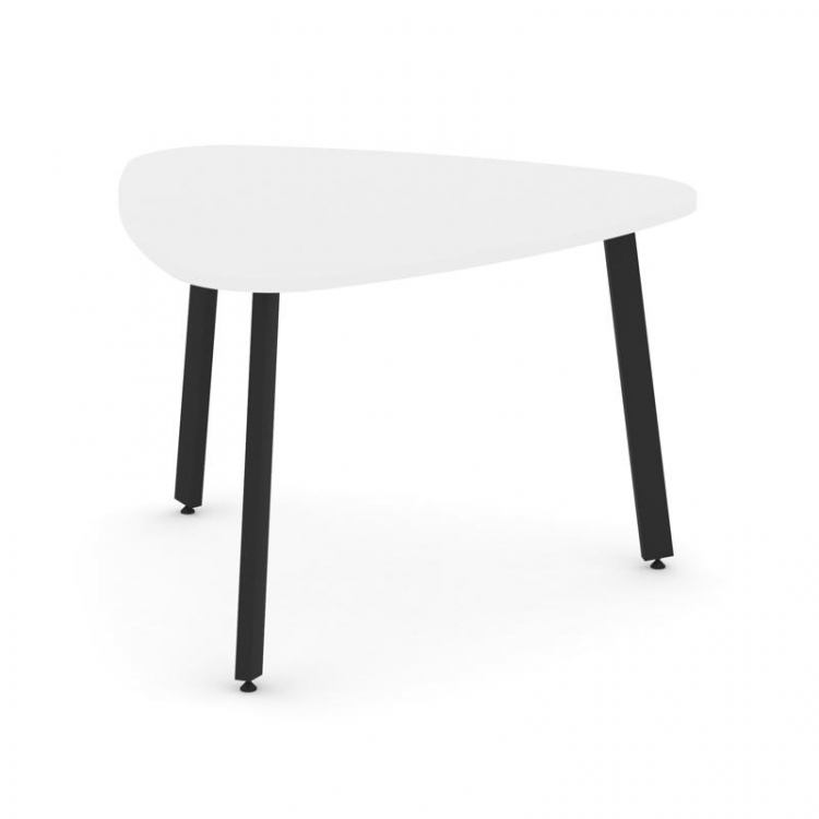 Style Project Стол переговорный SN-6.SPRG-71.3 Белый/Металл Черный 1200*1200*750