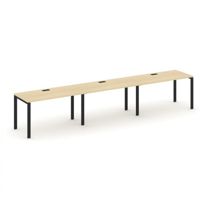 Style Project Рабочая станция 1 сторон. SN-6P.ORS-051 Акация Лорка/Металл Черный 2940*800*750