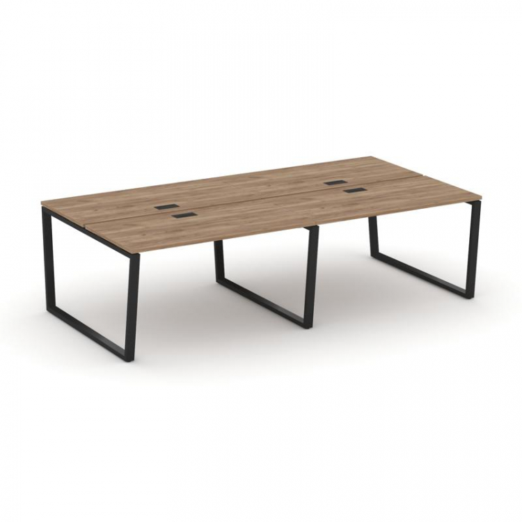 Style Project Рабочая станция 2-х сторон. SN-6T2.DRS-054 Дуб Табак/Металл Черный/Заглушка Пластик Че