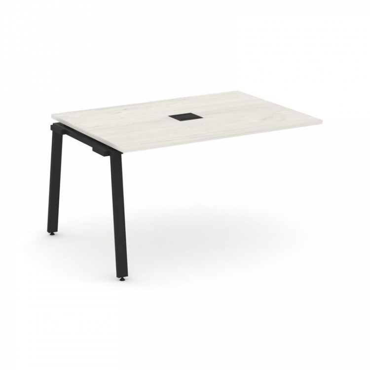 Style Project Проходной наб. элем. перег. стола SN-6A.NSPRG-002 Дуб Наварра/Металл Черный 1180*980*7