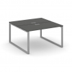 Style Project Рабочая станция 2-х сторон. SN-6O.DRS-024 Антрацит/Металл Серый 1580*1632*750