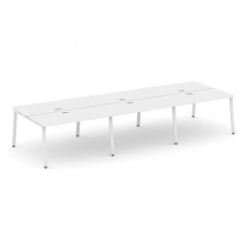 Style Project Рабочая станция 2-х сторон. SN-6A.DRS-071 Белый/Металл Белый 2940*1432*750