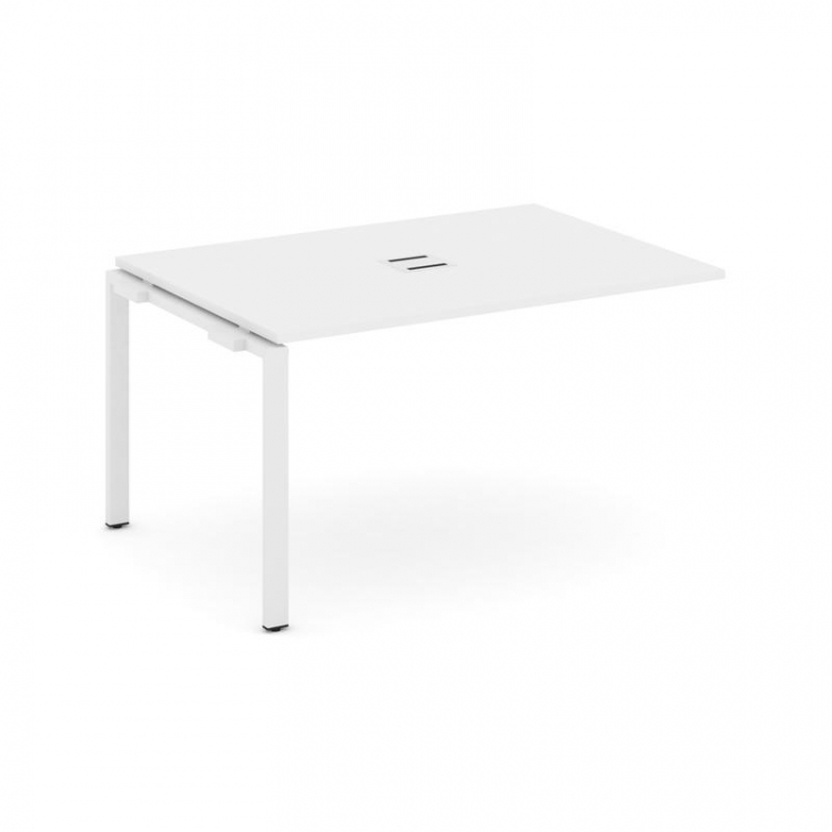 Style Project Проходной наб. элем. перег. стола SN-6P.NSPRG-002 Белый/Металл Белый 1180*980*750