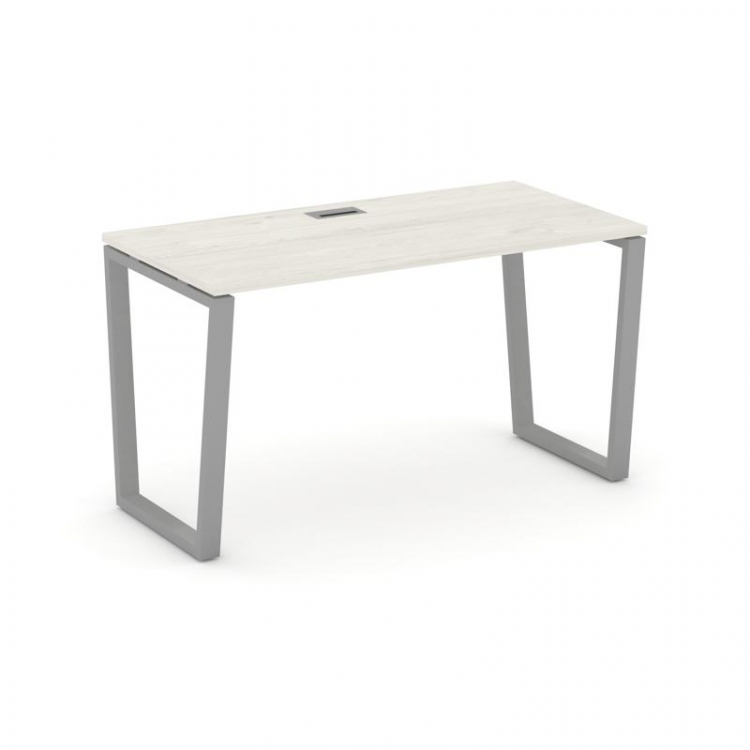 Style Project Стол письменный SN-6T2.SP-012 Дуб Наварра/Металл Серый/Заглушка Пластик Серебро 1180*7