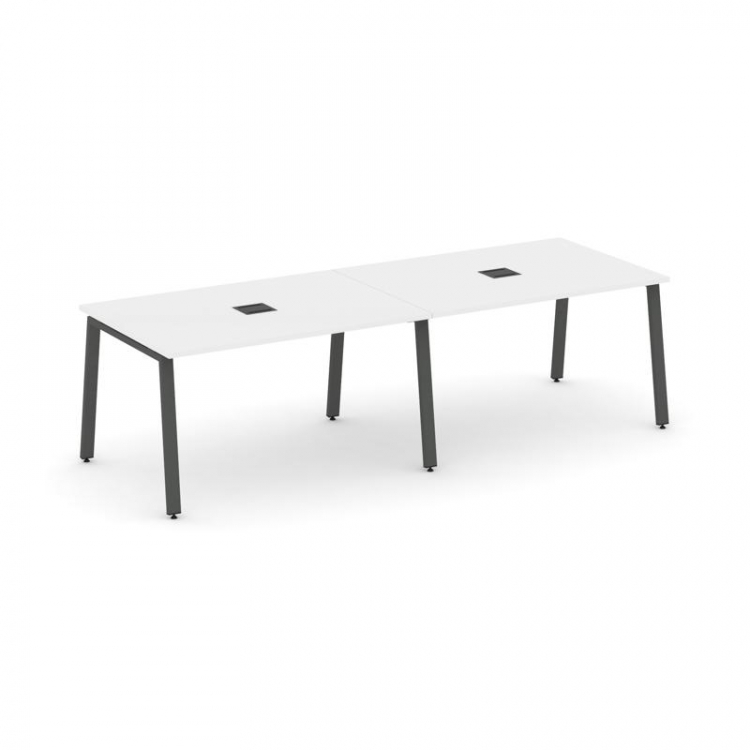 Style Project Стол переговорный SN-6A.SPRG-011 Белый/Металл Антрацит 1960*980*750