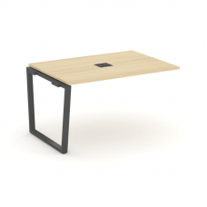 Style Project Проходной наб. элем. перег. стола SN-6T2.NSPRG-002 Акация Лорка/Металл Антрацит/Заглуш