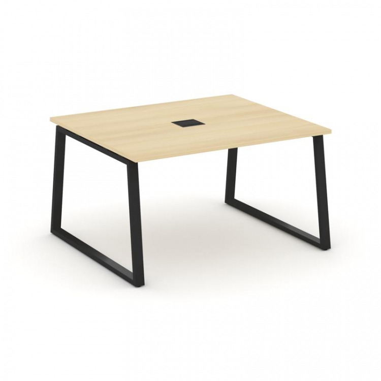 Style Project Стол переговорный SN-6T1.SPRG-032 Акация Лорка/Металл Черный/Заглушка Металл Черный 11