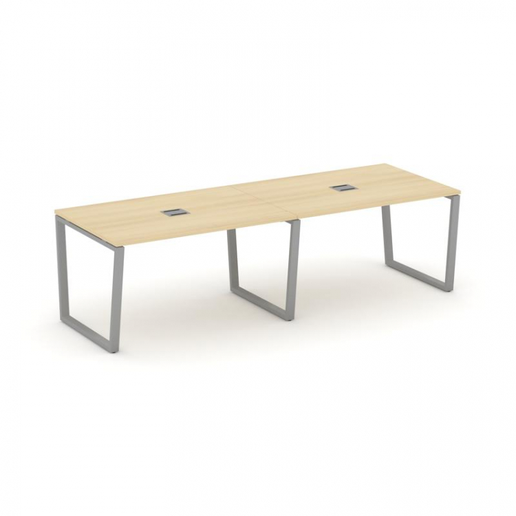 Style Project Стол переговорный SN-6T2.SPRG-011 Акация Лорка/Металл Серый/Заглушка Металл Серый 1960