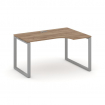 Style Project Стол рабочий эргоном. SN-6O.SPA-012(R) Дуб Табак/Металл Серый 1580*700/980*750
