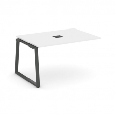 Style Project Проходной наб. элем. перег. стола SN-6T1.NSPRG-002 Белый/Металл Антрацит/Заглушка Мета