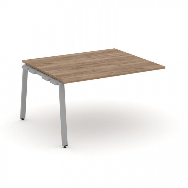 Style Project Проходной наб. элем. перег. стола SN-6A.NSPRG-033.3 Дуб Табак/Металл Серый 1380*1180*7