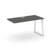 Style Project Стол-приставка к опор. элем. SN-6T1.OPRS-014 Антрацит/Металл Белый/Заглушка Пластик Бе