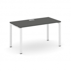 Style Project Стол письменный SN-6P.SP-022 Антрацит/Металл Белый 1180*800*750