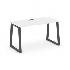 Style Project Стол письменный SN-6T1.SP-014 Белый/Металл Антрацит/Черный Пластик 1580*700*750