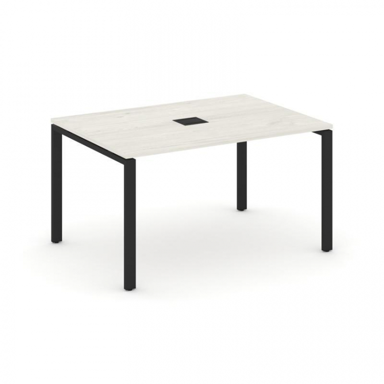 Style Project Стол переговорный SN-6P.SPRG-004 Дуб Наварра/Металл Черный 1580*980*750