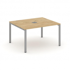 Style Project Стол переговорный SN-6P.SPRG-033 Тиквуд Светлый/Металл Серый 1380*1180*750