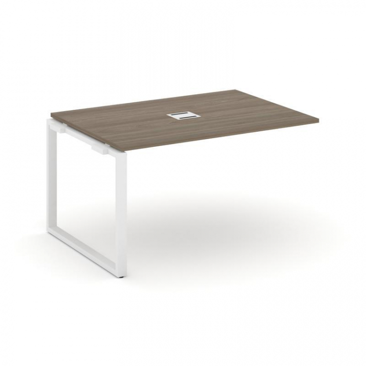 Style Project Проходной наб. элем. перег. стола SN-6O.NSPRG-002 Вяз Благородный/Металл Белый 1180*98