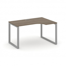 Style Project Стол рабочий эргоном. SN-6O.SPA-022(R) Вяз Благородный/Металл Серый 1580*800/980*750