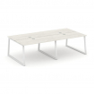Style Project Рабочая станция 2-х сторон. SN-6T1.DRS-052 Дуб Наварра/Металл Белый/Заглушка Пластик Б