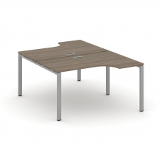 Style Project Рабочая станция эргоном. SN-6P.DRPA-001 Вяз Благородный/Металл Серый 1380*1232/1992*75