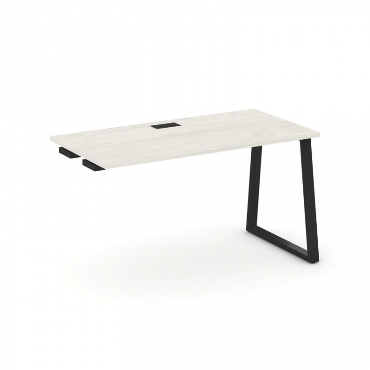 Style Project Стол-приставка к опор. элем. SN-6T1.OPRS-011 Дуб Наварра/Металл Черный/Заглушка Пласти