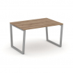 Style Project Стол переговорный SN-6T2.SPRG-001.3 Дуб Табак/Металл Серый 980*980*750