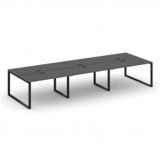 Style Project Рабочая станция 2-х сторон. SN-6O.DRS-083 Антрацит/Металл Черный 4140*1632*750