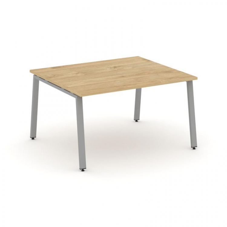 Style Project Стол переговорный SN-6A.SPRG-033.3 Тиквуд Светлый/Металл Серый 1380*1180*750