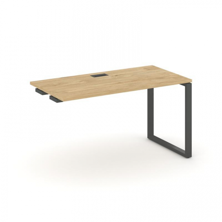 Style Project Стол-приставка к опор. элем. SN-6O.OPRS-004 Тиквуд Светлый/Металл Антрацит 1580*600*75