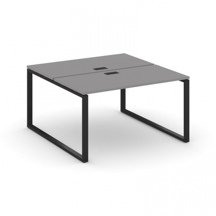 Стайл Проджект Рабочая станция двухсторонняя SN-6O.DRS-023 Серый Пепел/Металл Черный 1380*1632*750