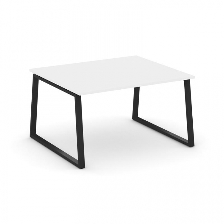 Style Project Стол переговорный SN-6T1.SPRG-033.3 Белый/Металл Черный 1380*1180*750