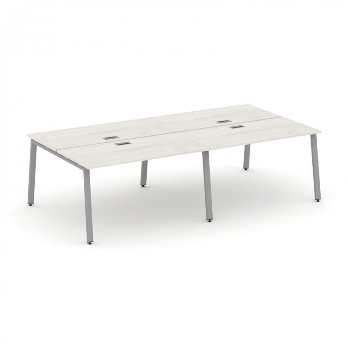 Style Project Рабочая станция 2-х сторон. SN-6A.DRS-042 Дуб Наварра/Металл Серый 2360*1432*750