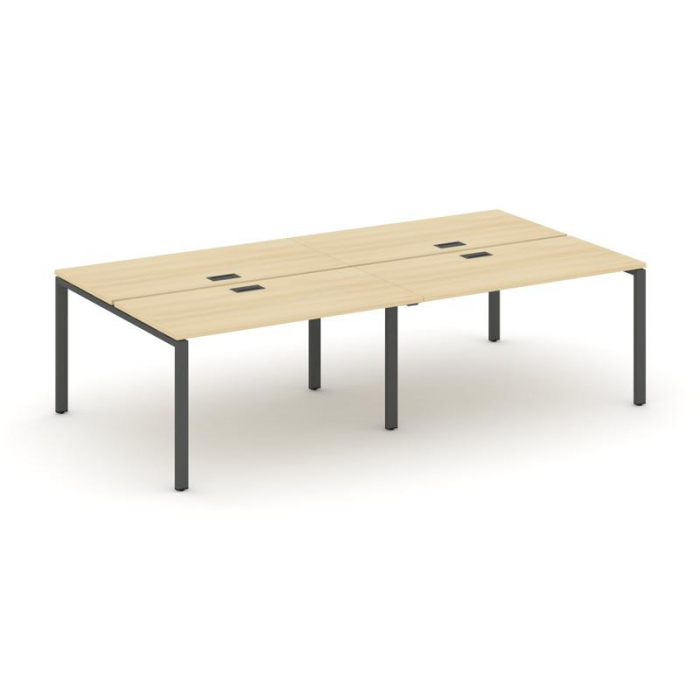 Style Project Рабочая станция 2-х сторон. SN-6P.DRS-032 Акация Лорка/Металл Антрацит 2360*1232*750