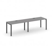 Стайл Проджект Рабочая станция односторонняя SN-6P.ORS-013 Серый Пепел/Металл Антрацит 2760*700*750