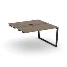 Style Project Стол-приставка к опор. элем. SN-6T2.DPRS-004 Вяз Благородный/Металл Черный/Заглушка Пл