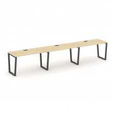 Style Project Рабочая станция 1 сторон. SN-6T2.ORS-054 Акация Лорка/Металл Антрацит/Заглушка Пластик