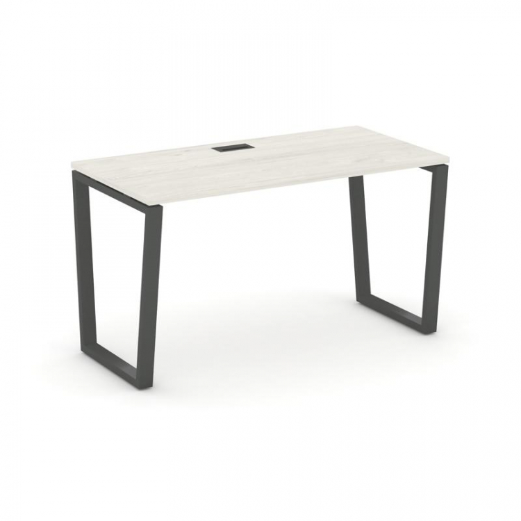 Style Project Стол письменный SN-6T2.SP-024 Дуб Наварра/Металл Антрацит/Черный Пластик 1580*800*750