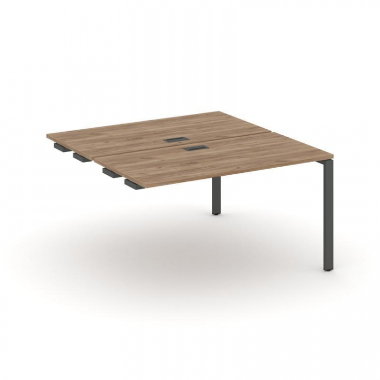 Style Project Стол-приставка к опор. элем. SN-6P.DPRS-023 Дуб Табак/Металл Антрацит 1380*1632*750