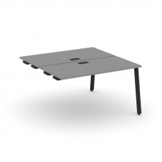 Стайл Проджект Стол приставка к опорным элементам SN-6A.DPRS-003 Серый Пепел/Металл Черный 1380*1232