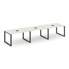 Style Project Стол переговорный SN-6O.SPRG-022 Дуб Наварра/Металл Черный 3540*980*750