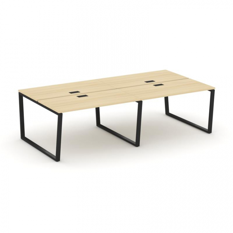 Style Project Рабочая станция 2-х сторон. SN-6T2.DRS-041 Акация Лорка/Металл Черный/Заглушка Пластик