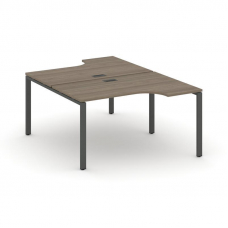 Style Project Рабочая станция эргоном. SN-6P.DRPA-022 Вяз Благородный/Металл Антрацит 1580*1632/1992