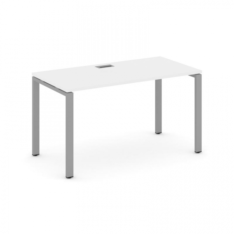 Style Project Стол письменный SN-6P.SP-004 Белый/Металл Серый 1580*600*750