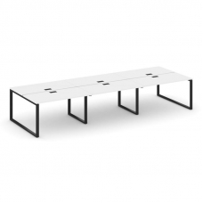 Style Project Рабочая станция 2-х сторон. SN-6O.DRS-072 Белый/Металл Черный 3540*1432*750