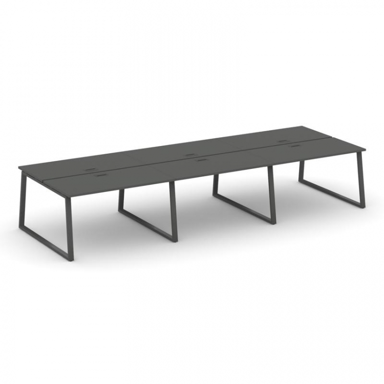 Style Project Рабочая станция 2-х сторон. SN-6T1.DRS-083 Антрацит/Металл Антрацит/Черный Пластик 414