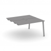 Стайл Проджект Стол приставка к опорным элементам SN-6A.DPRS-003 Серый Пепел/Металл Серый 1380*1232*
