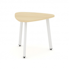 Style Project Стол переговорный SN-6.SPRG-70.3 Акация Лорка/Металл Белый 900*900*750