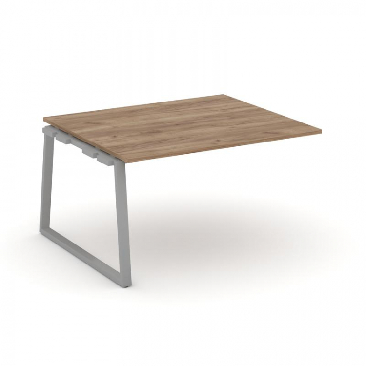 Style Project Проходной наб. элем. перег. стола SN-6T1.NSPRG-033.3 Дуб Табак/Металл Серый 1380*1180*