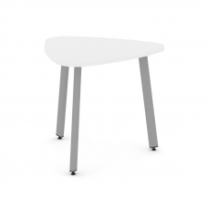 Style Project Стол переговорный SN-6.SPRG-70.3 Белый/Металл Серый 900*900*750